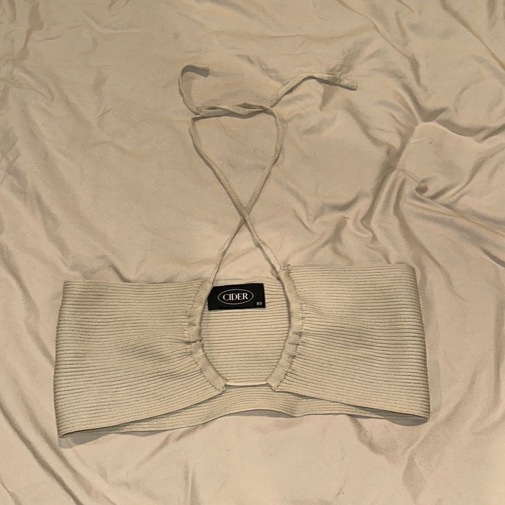 Cropped top women’s size XS sage light green
